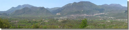 Panoramica di Montella vista da Tagliabosco